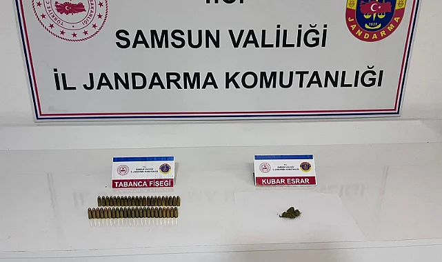 Bafra'da Jandarmadan Uyuşturucu Operasyonu