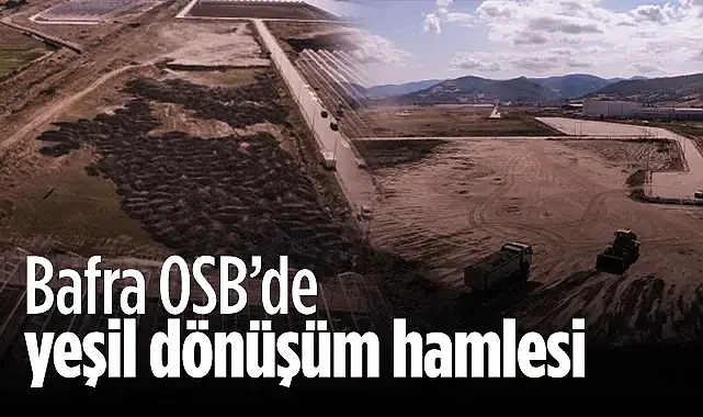 Bafra OSB'de Yeşil Dönüşüm Hamlesi: Arazi Bozukluğu Sorunu Çözülüyor