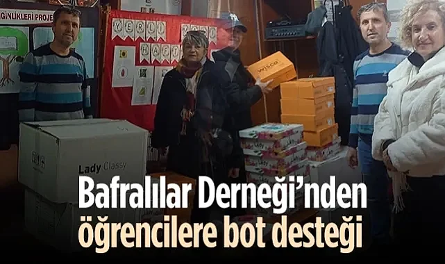 Bafralılar Derneği’nden Öğrencilere Bot Desteği