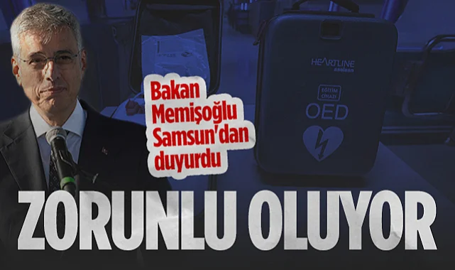 Bakan Memişoğlu Samsun'dan Duyurdu: OED Cihazı Zorunluluğu Geliyor