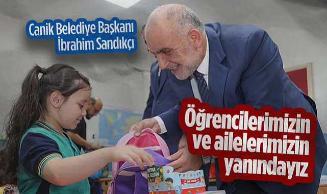 Canik Belediye Başkanı İbrahim Sandıkçı: Öğrenci ve Ailelerimizin Yanındayız, Burs ve Kırtasiye Desteği Sürüyor