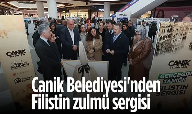 Canik Belediyesi'nden Filistin Zulmü Sergisi