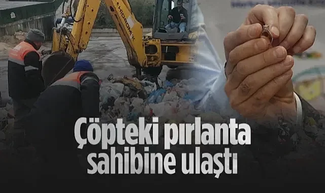 Canik Belediyesi Teknolojiyi Kullandı: Çöpteki Pırlanta Yüzük Sahibine Ulaştı