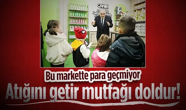 Canik’te Para Değil Atık Geçiyor: Sıfır Atık Marketi Hem Eğitiyor Hem Kazandırıyor