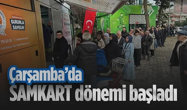 Çarşamba'da SAMKART Dönemi Başladı: Özel Halk Otobüslerinde Nakit Ödeme Bitti