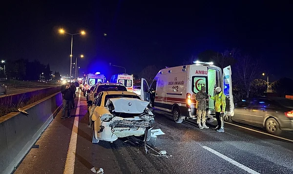 Çorlu Çevre Yolu Üzerinde Korkutan Zincirleme Kaza: 5 Kişi Yaralandı