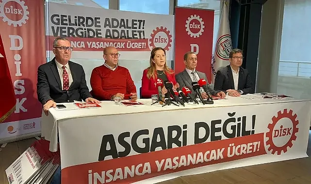 DİSK'ten Asgari Ücret Açıklaması: Enflasyon Tek Haneye Düşene Kadar...