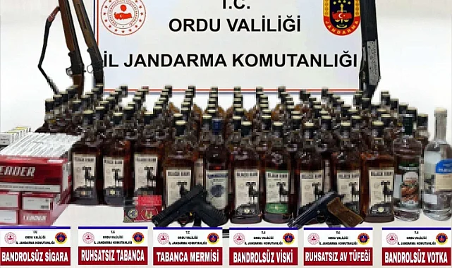 Fatsa'da Kaçakçılık Operasyonu: 102 Litre Alkol Ele Geçirildi