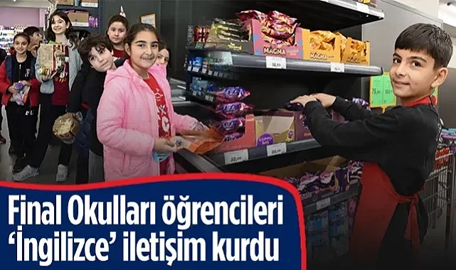 Final Okulları Öğrencileri 'İngilizce' İletişim Kurdu