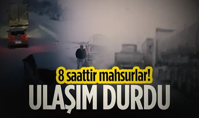 Samsun Yolunda Ulaşım Durdu! Sürücüler 8 Saattir Mahsur...