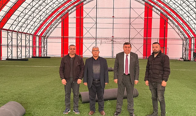 Havza Belediyesi'nden Spora Yatırım: Halı Saha Tesisi Baştan Sona Yenileniyor