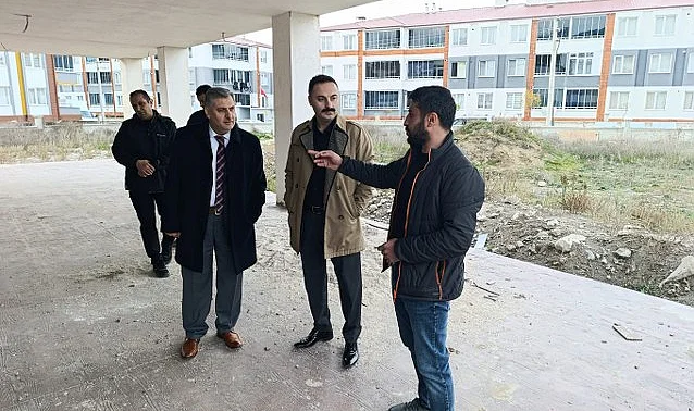 Havza Kaymakamı Ayvat Cami İnşaatını İnceledi
