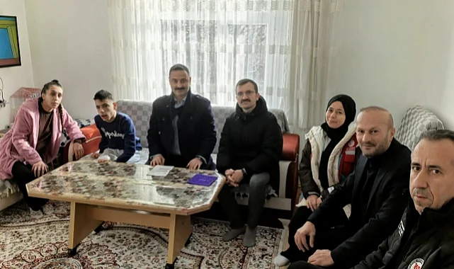 Havza Kaymakamı Ayvat'tan Engelli Ailelerine Ziyaret