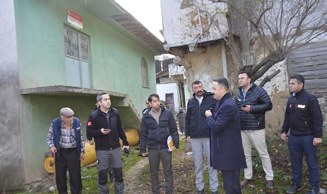 Havza Kaymakamı Ayvat'tan Heyelan Mağduru Aileye Ziyaret