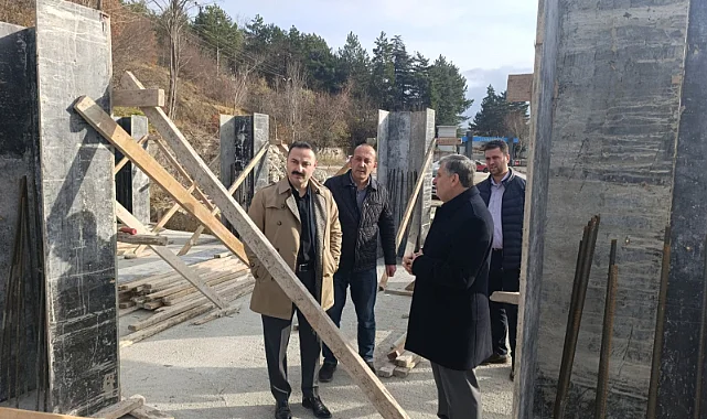 Havza Kaymakamı Kur'an Kursu ve Müftülük Binası İnşaatlarını İnceledi