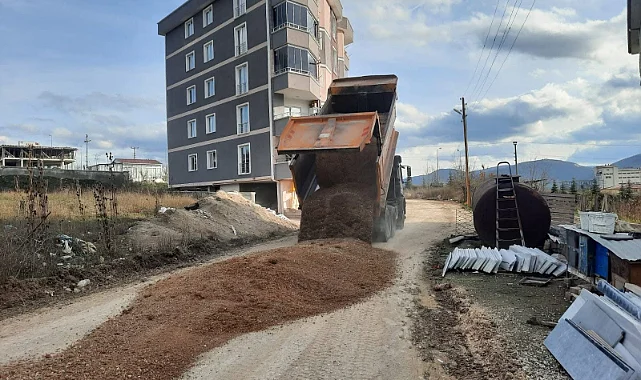 Kavak Belediyesi Yol Düzenleme Çalışmalarını Tamamladı