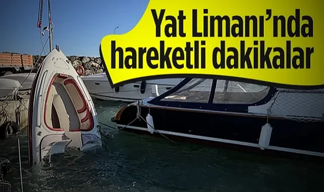 Kurupelit Yat Limanı’nda Hareketli Dakikalar: Alabora Olan Tekne...