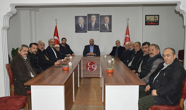 MHP Havza İlçe Başkanlığı İstişare Toplantısı Yapıldı