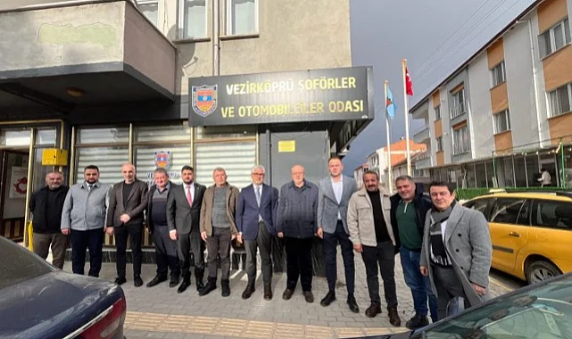 Milletvekili Aksu Vezirköprü'de Şoför Esnafıyla Buluştu
