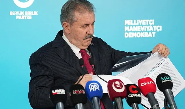 Mustafa Destici DEM Parti Raporunu Yırttı: Sert Terör Çıkışı