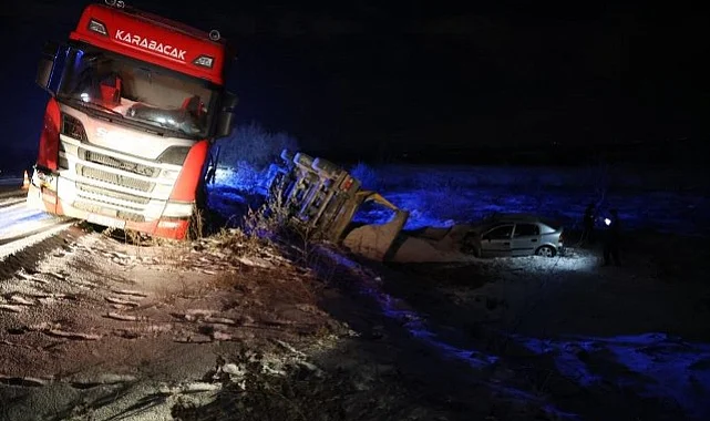 Nevşehir'de Buzlanma Kabusu: 1 Saatte 6 Kaza