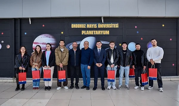 OMÜ UyumFest’25 Derece Alan Öğrenciler Uzay Yolculuğuna Çıktı
