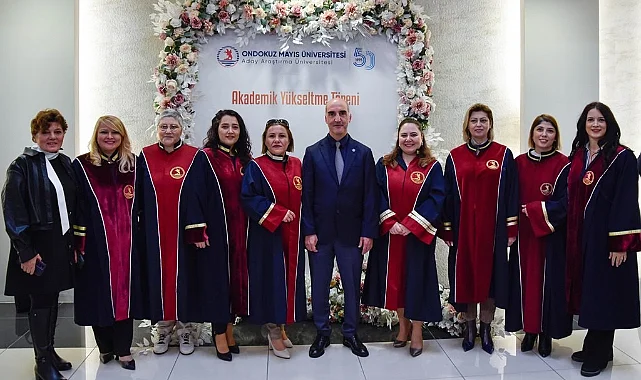 OMÜ’de 182 Akademisyen İçin Akademik Yükseltme Töreni Düzenlendi