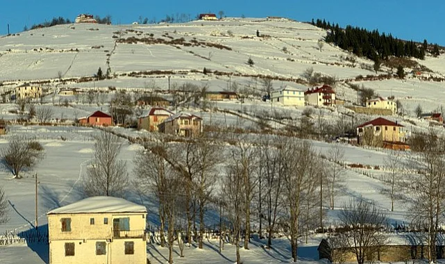 Ordu’da Kar Yağışı Etkili Oldu: Yaylalar Beyaz Örtüyle Kaplandı