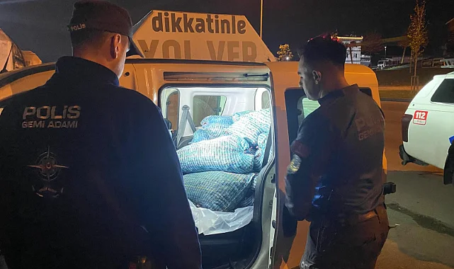 Polis Durdurdu, Midyeler Ortaya Çıktı! Tam 300 Kilo...