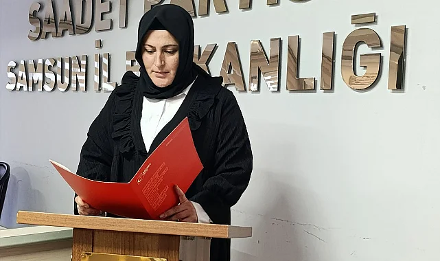 Saadet Partisi Samsun Kadın Kolları'ndan İnsan Onuru Vurgusu
