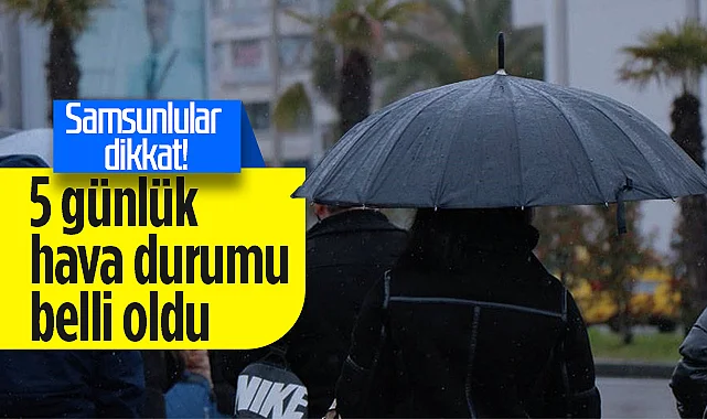 Samsun 5 Günlük Hava Durumu (20-24 Aralık): Yağmur Ne Zaman Gelecek?