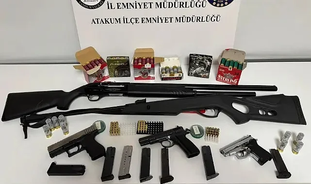 Atakum'da Silah ve Mühimmat Operasyonu: Çok Sayıda Ruhsatsız Silah Ele Geçirildi