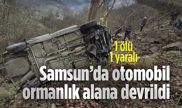 Samsun Ayvacık'ta Otomobil Devrildi: 1 Ölü, 1 Yaralı