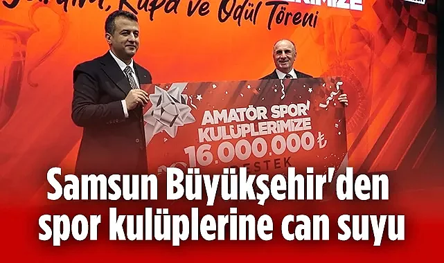 Samsun Büyükşehir'den Amatör Kulüplere Destek