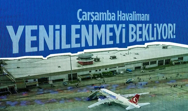 Samsun Çarşamba Havalimanı Yenilenmeyi Bekliyor!