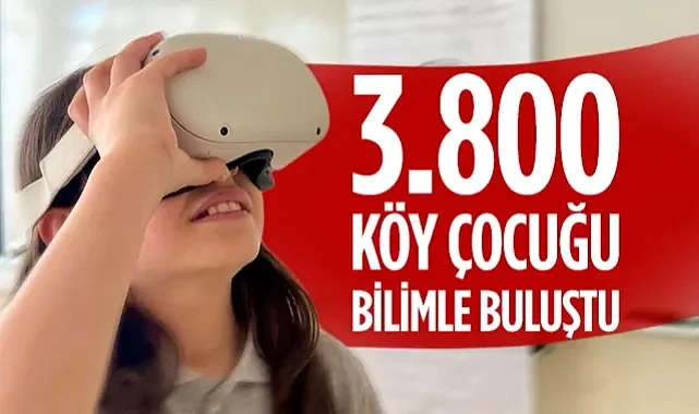 Samsun'da 3 Bin 800 Köy Öğrencisi Bilimle Buluştu!