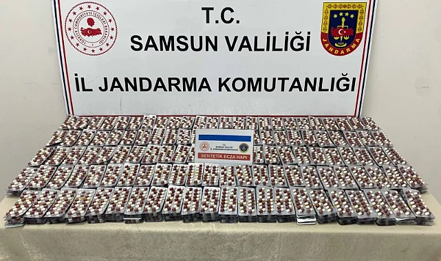 Samsun’da 6 bin 621 Adet Uyuşturucu Hap Ele Geçirildi