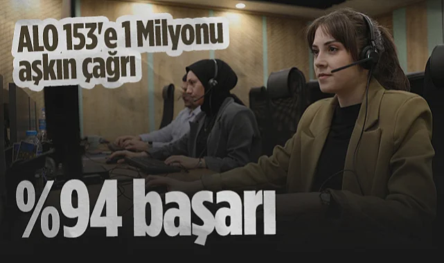 Samsun'da ALO 153 Rekora Koştu: 1 Milyonu Aşkın Çağrıya %94 Başarı Oranı