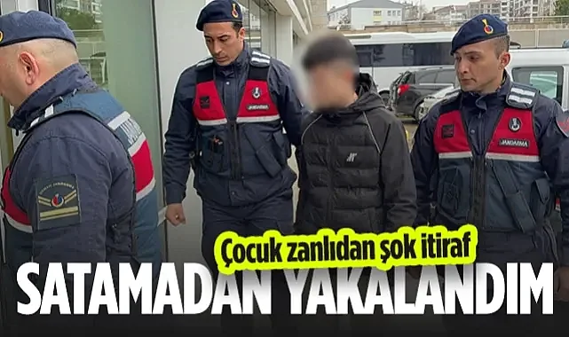 Samsun'da Çocuk Zanlıdan Şok İtifar: Satamadan Yakalandım!