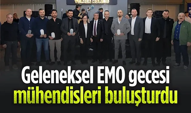 Samsun'da Geleneksel EMO Gecesi Mühendisleri Buluşturdu