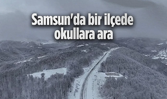 Samsun'da Kar Etkisini Artırdı: Bir İlçede Okullara Ara