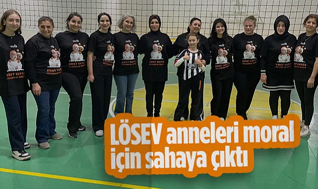 Samsun'da LÖSEV Anneleri Moral İçin Sahaya Çıktı