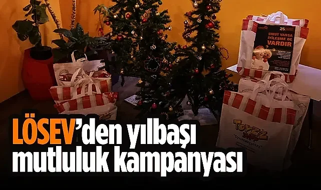 Samsun'da LÖSEV'den Yılbaşı Mutluluk Kampanyası