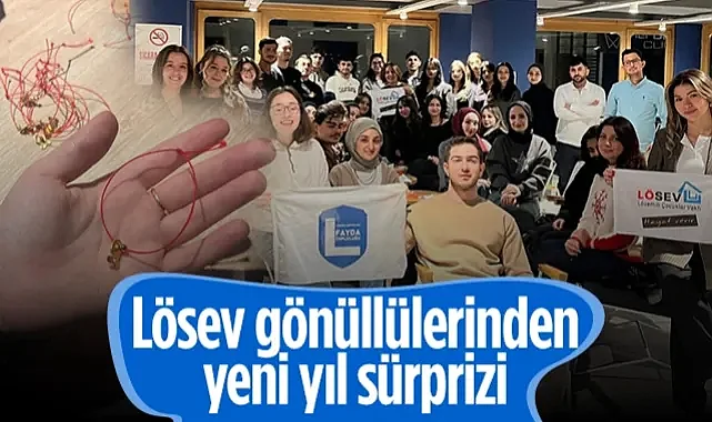 Samsun'da LÖSEV Gönüllülerinden İyileşmiş Gençlere Yeni Yıl Sürprizi