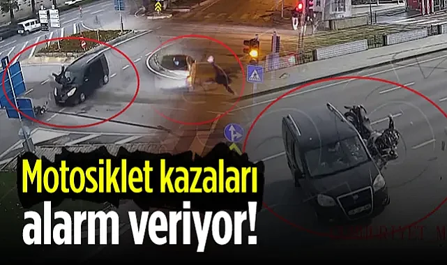 Samsun'da Motosiklet Kazaları Alarm Veriyor!