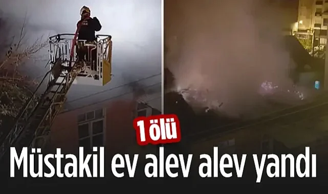 Samsun'da Müstakil Ev Alev Alev Yandı: 1 Ölü