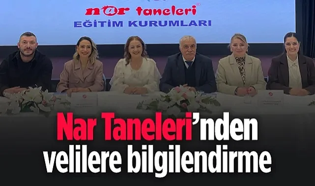 Samsun'da Nar Taneleri Eğitim Kurumları'ndan Velilere Bilgilendirme Toplantısı