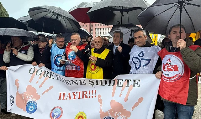 Samsun'da Öğretmene Şiddete 6 Sendikadan Ortak Tepki