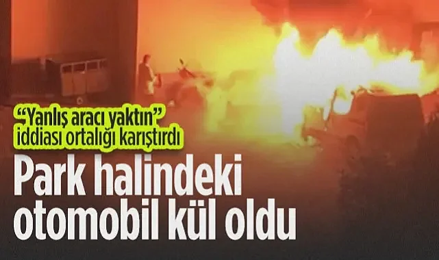 Samsun’da Park Halindeki Otomobil Kül Oldu: Yanlış Aracı Yaktın İddiası Ortalığı Karıştırdı