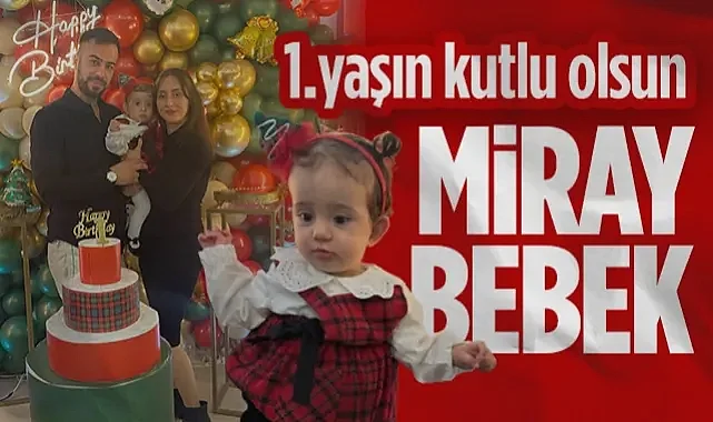 Samsun'da SMA'yı Yenen Miray Bebek 1. Yaşını Kutladı